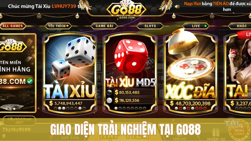 Giao diện trải nghiệm hoàn hảo là một trong những ưu điểm nổi bật của cổng game